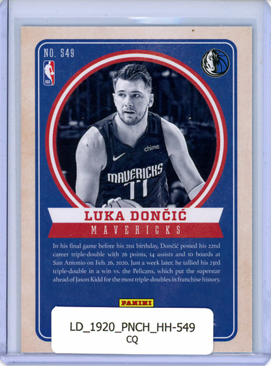 Luka Doncic 2019-20 Chronicles, Hometown Heroes #549 (CQ)