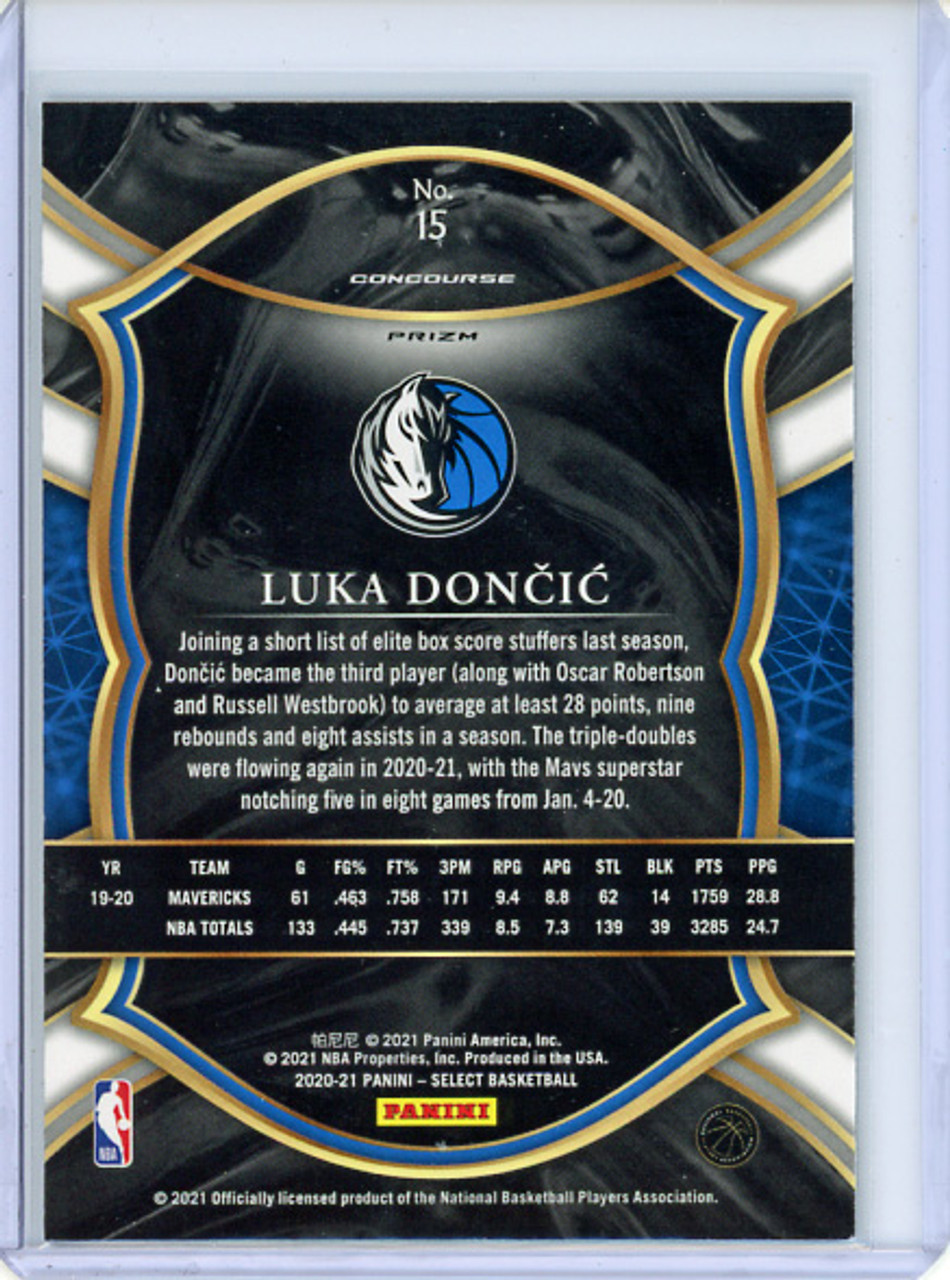 Luka Doncic 2020-21 Select #15 Concourse Silver (1) (CQ)