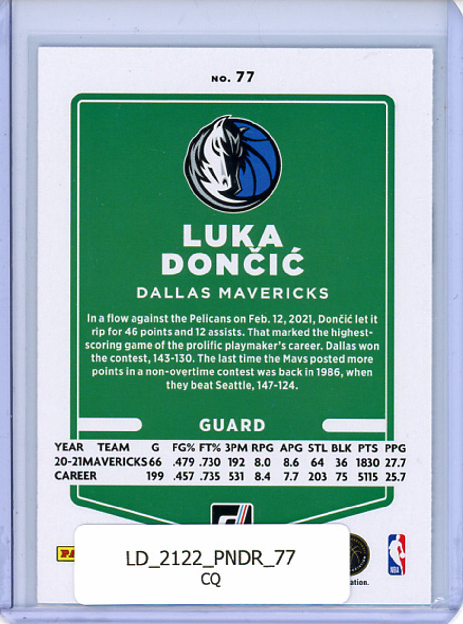 Luka Doncic 2021-22 Donruss #77 (CQ)