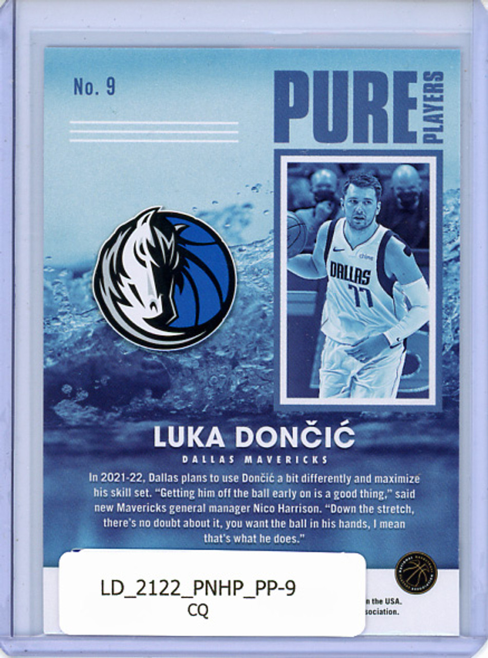 Luka Doncic 2021-22 Hoops, Pure Players #9 (CQ)