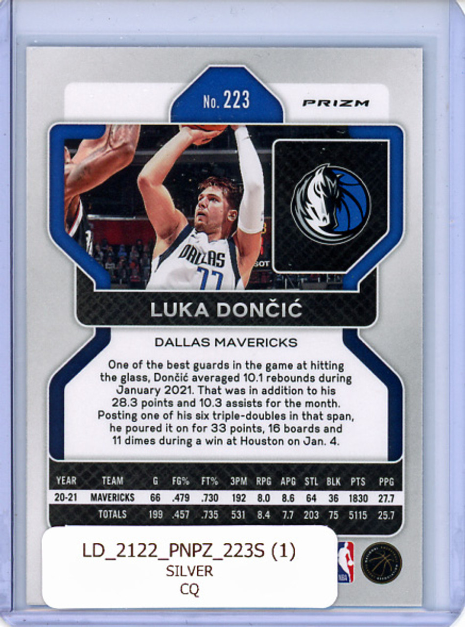 Luka Doncic 2021-22 Prizm #223 Silver (1) (CQ)