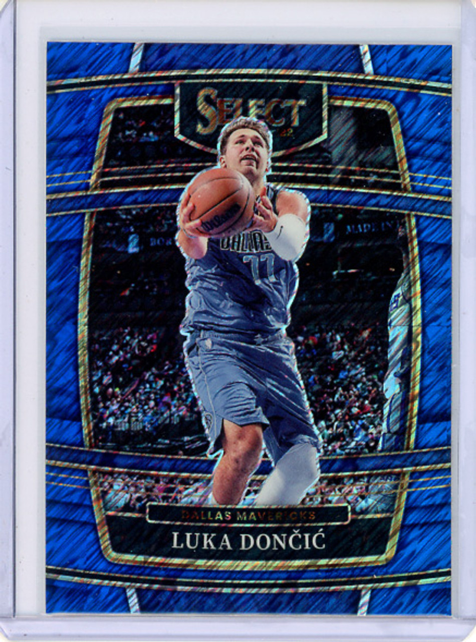 Luka Doncic 2021-22 Select #12 Concourse Blue Shimmer (CQ)