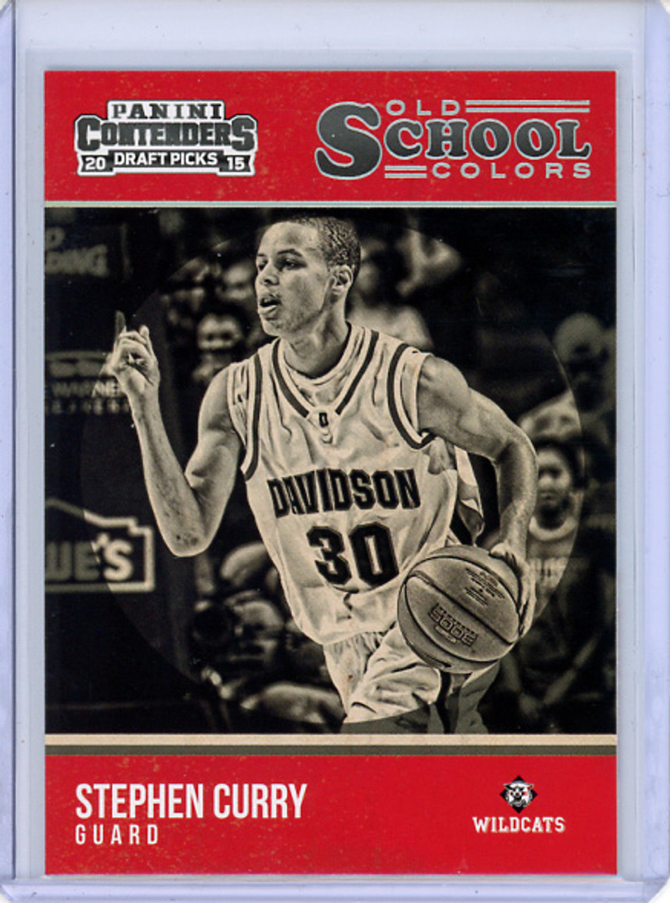 Stephen Curry 2015-16 Contenders Draft Picks, Old School Colors #29 (CQ)