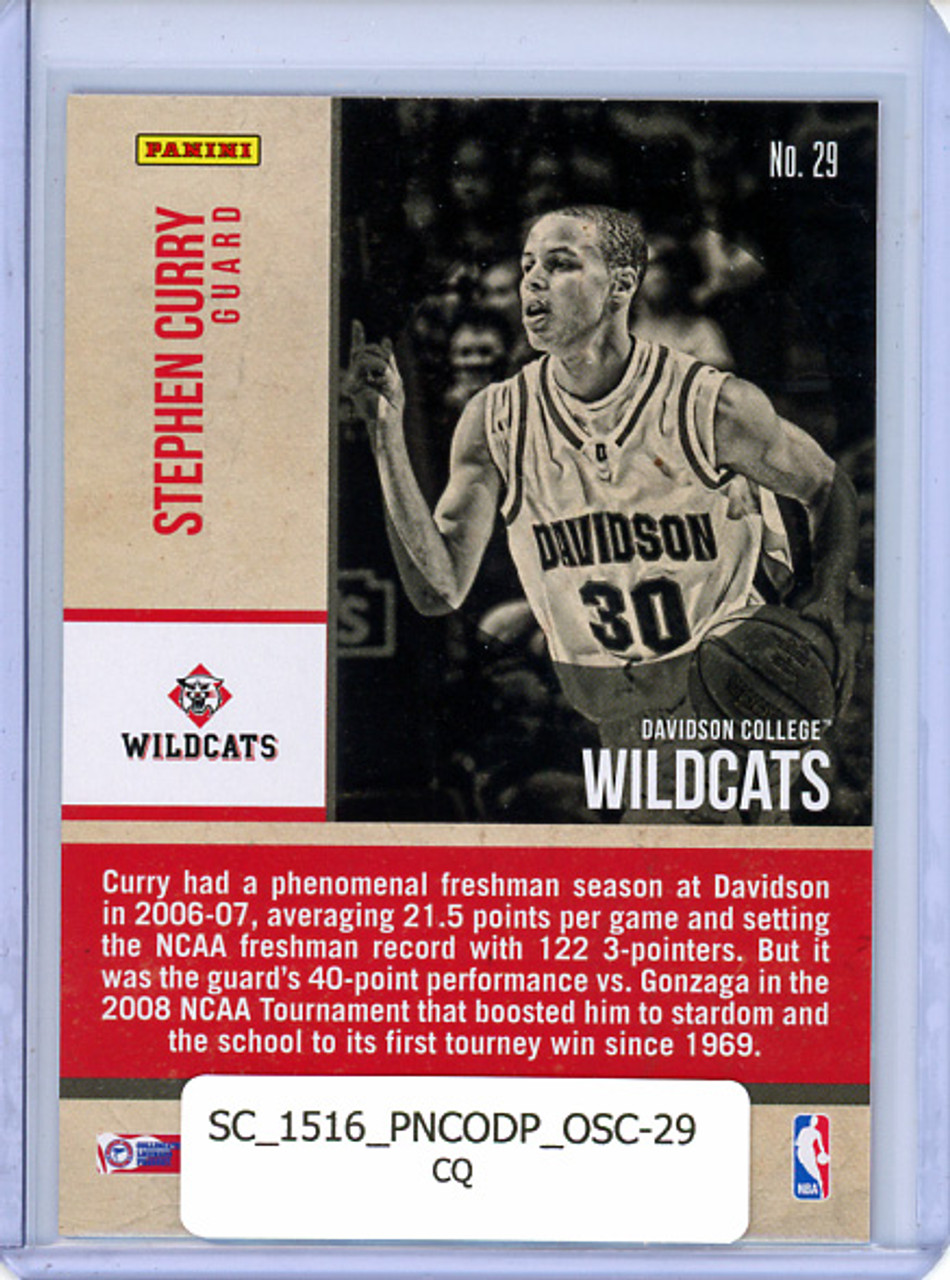 Stephen Curry 2015-16 Contenders Draft Picks, Old School Colors #29 (CQ)