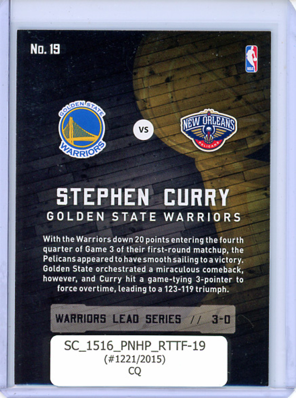 Stephen Curry 2015-16 Hoops, Road to the Finals #19 First Round (#1221/2015) (CQ)