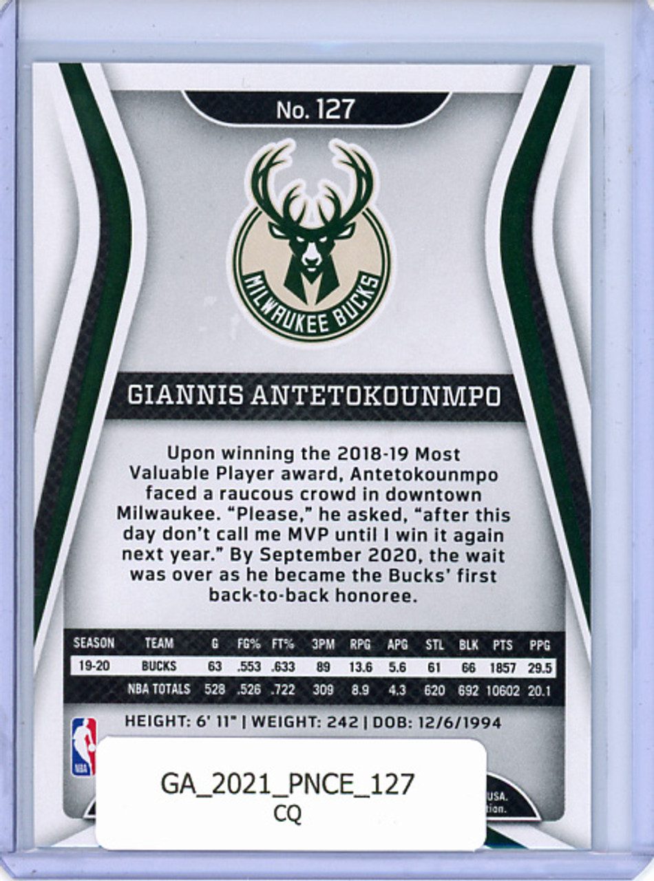 Giannis Antetokounmpo 2020-21 Certified #127 (CQ)