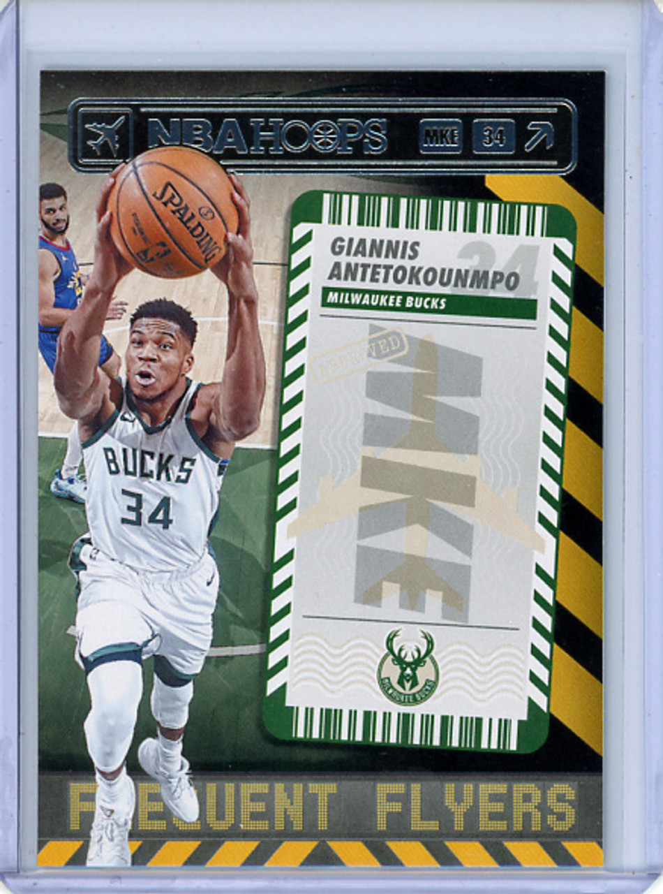 Giannis Antetokounmpo 2021-22 Hoops, Frequent Flyers #2 (CQ)