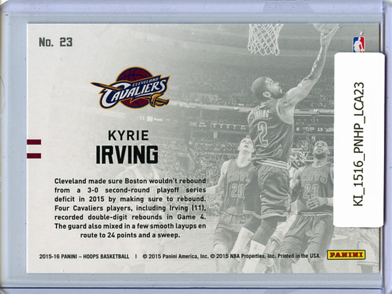 Kyrie Irving 2015-16 Hoops, Lights Camera Action #23