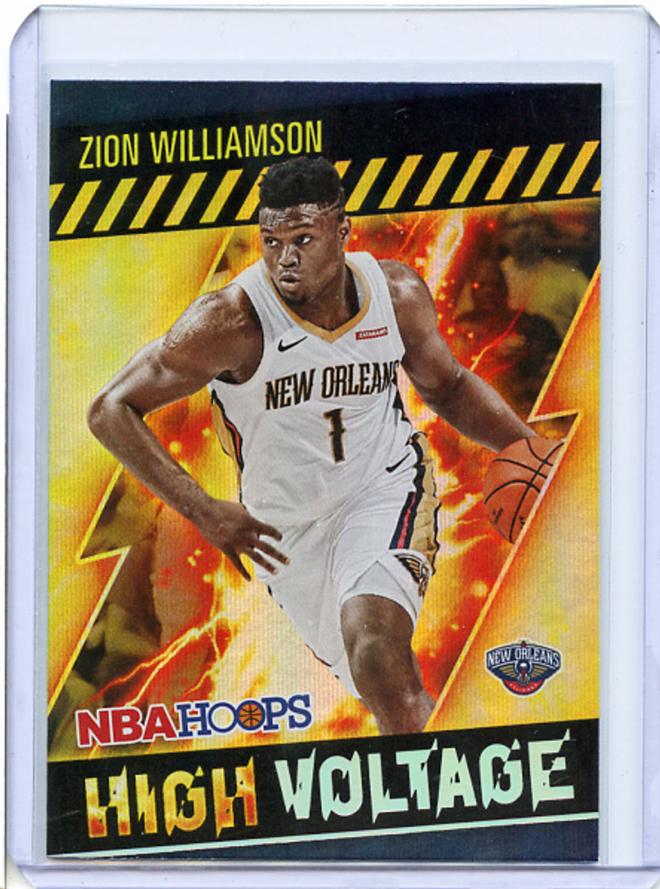 Zion Williamson 2020-21 Hoops, High Voltage #8