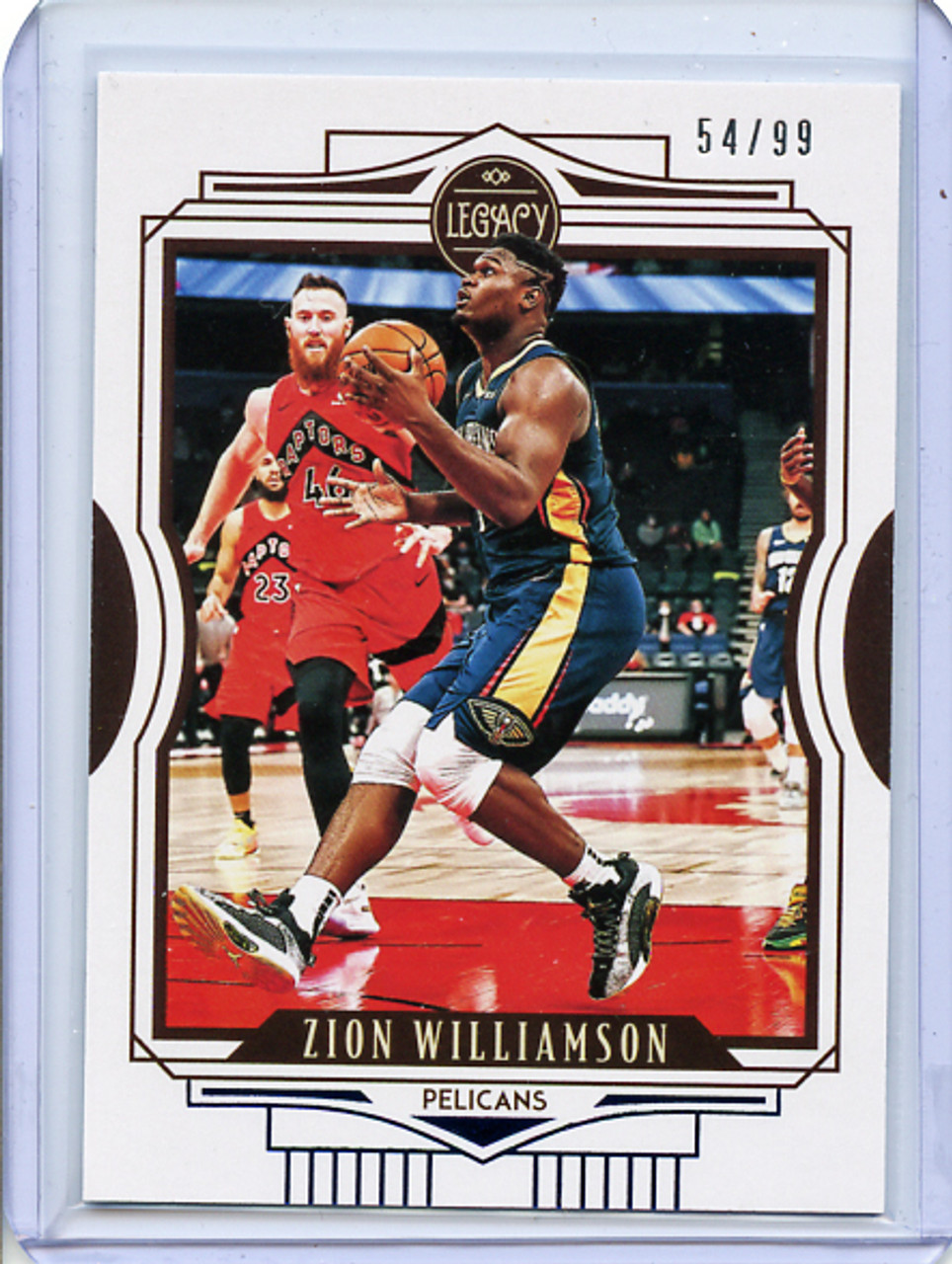 Zion Williamson 2020-21 Chronicles, Legacy #681 Blue (#54/99)