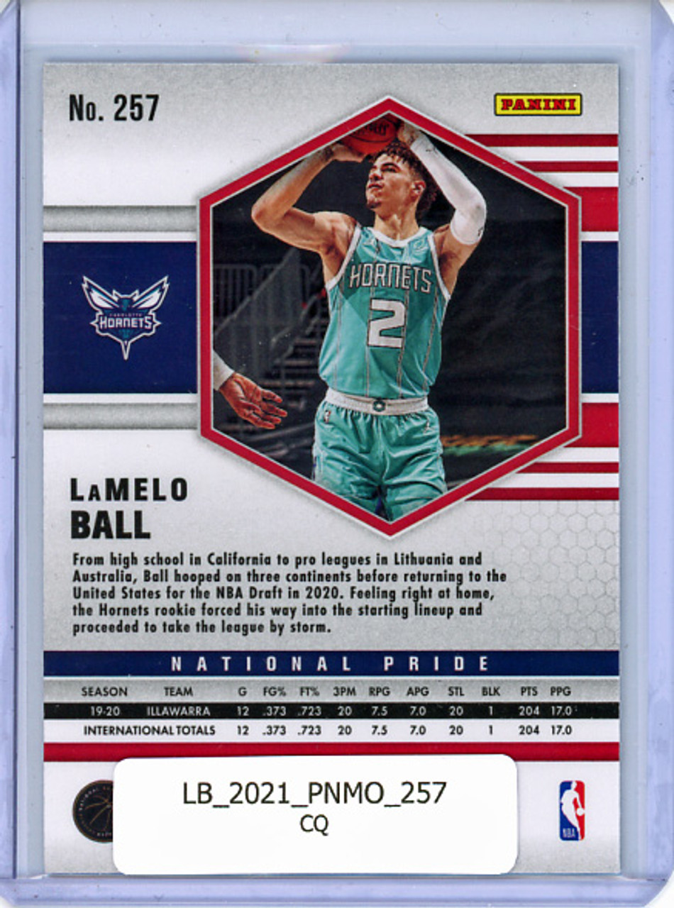 LaMelo Ball 2020-21 Mosaic #257 National Pride (CQ)