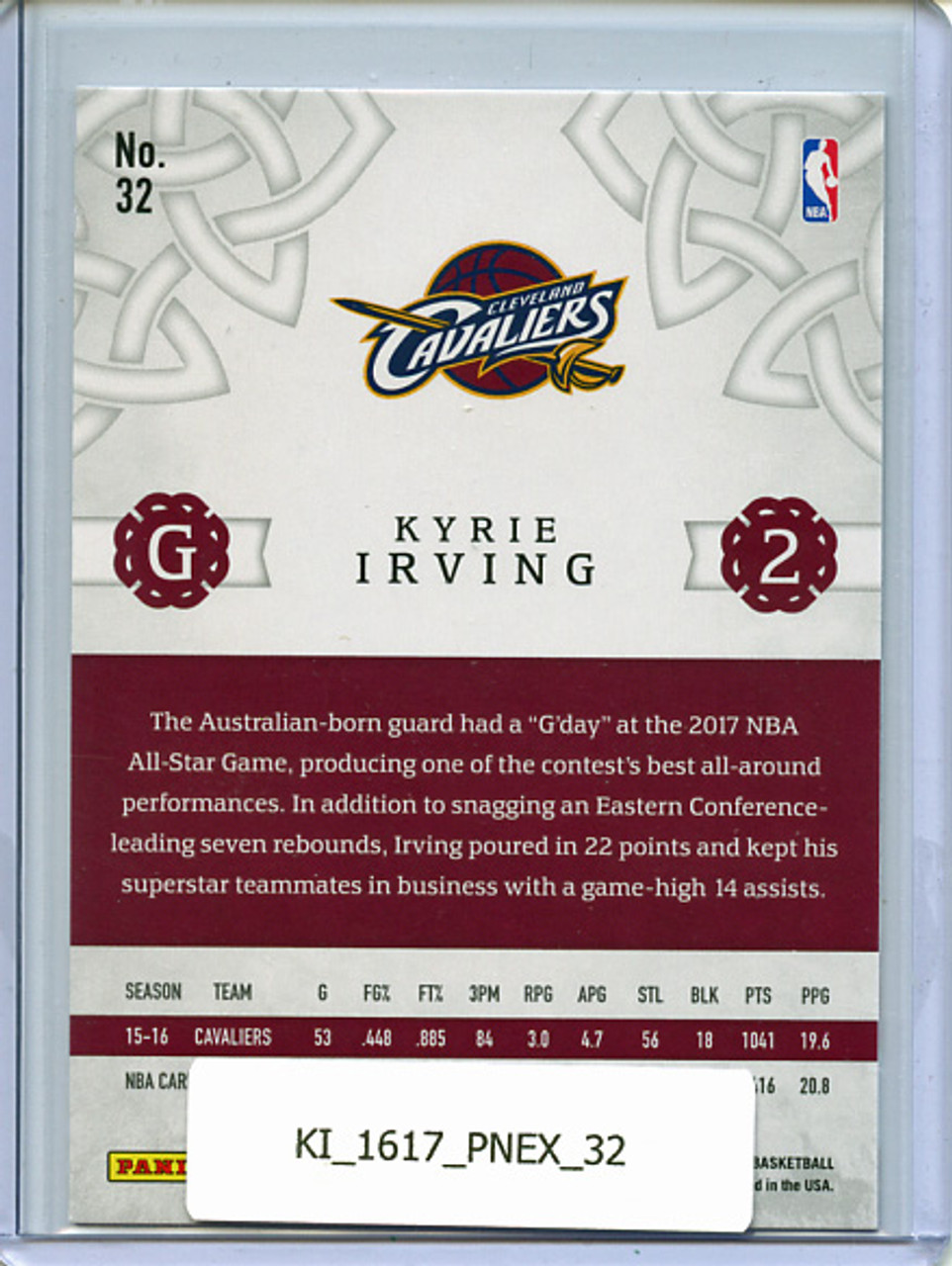 Kyrie Irving 2016-17 Excalibur #32
