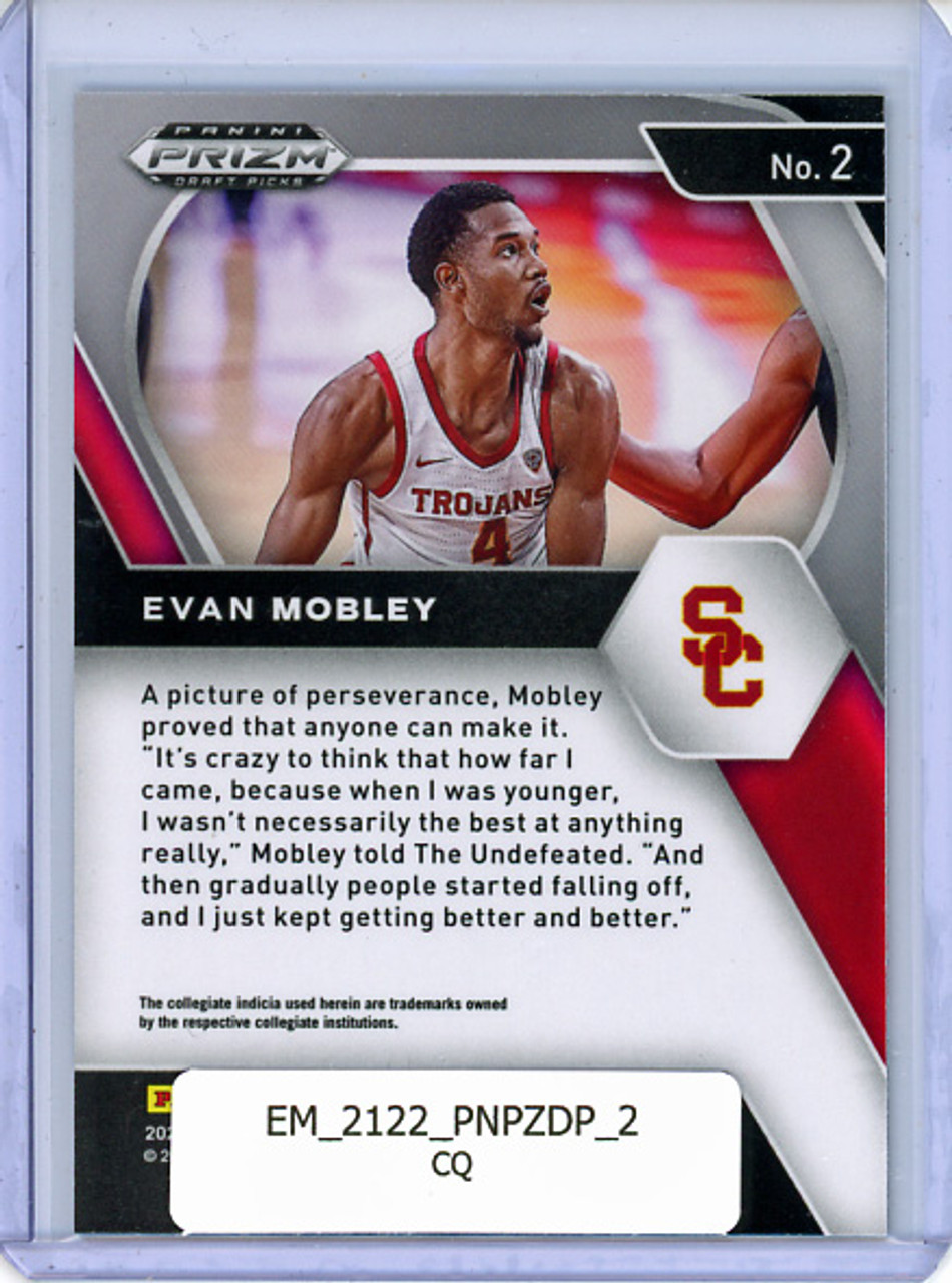 Evan Mobley 2021-22 Prizm Draft Picks #2 (CQ)