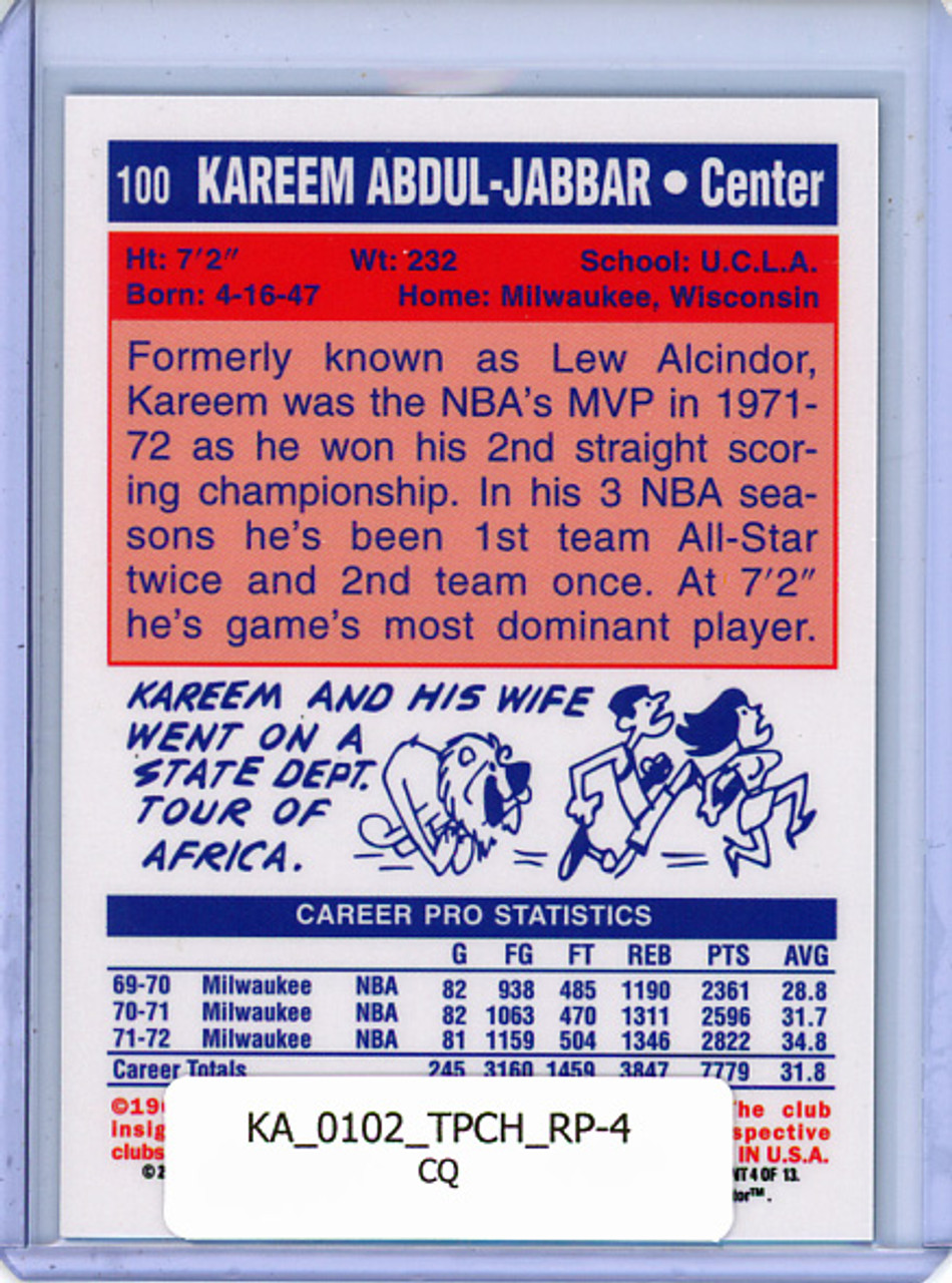 Kareem Abdul-Jabbar 2001-02 Topps Chrome, Kareem Abdul-Jabbar Reprints #4 (CQ)