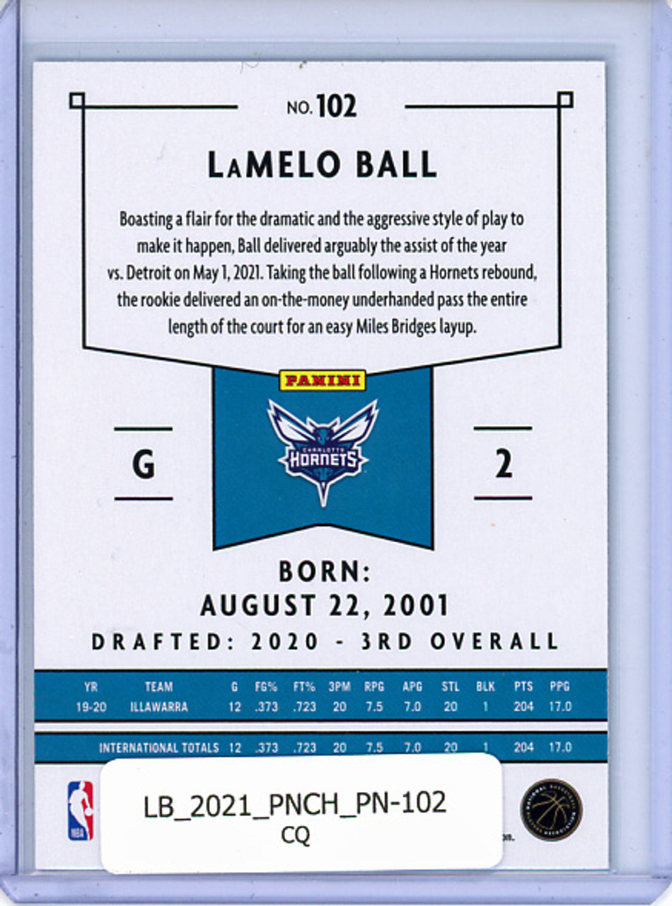 LaMelo Ball 2020-21 Chronicles, Panini #102 (CQ)