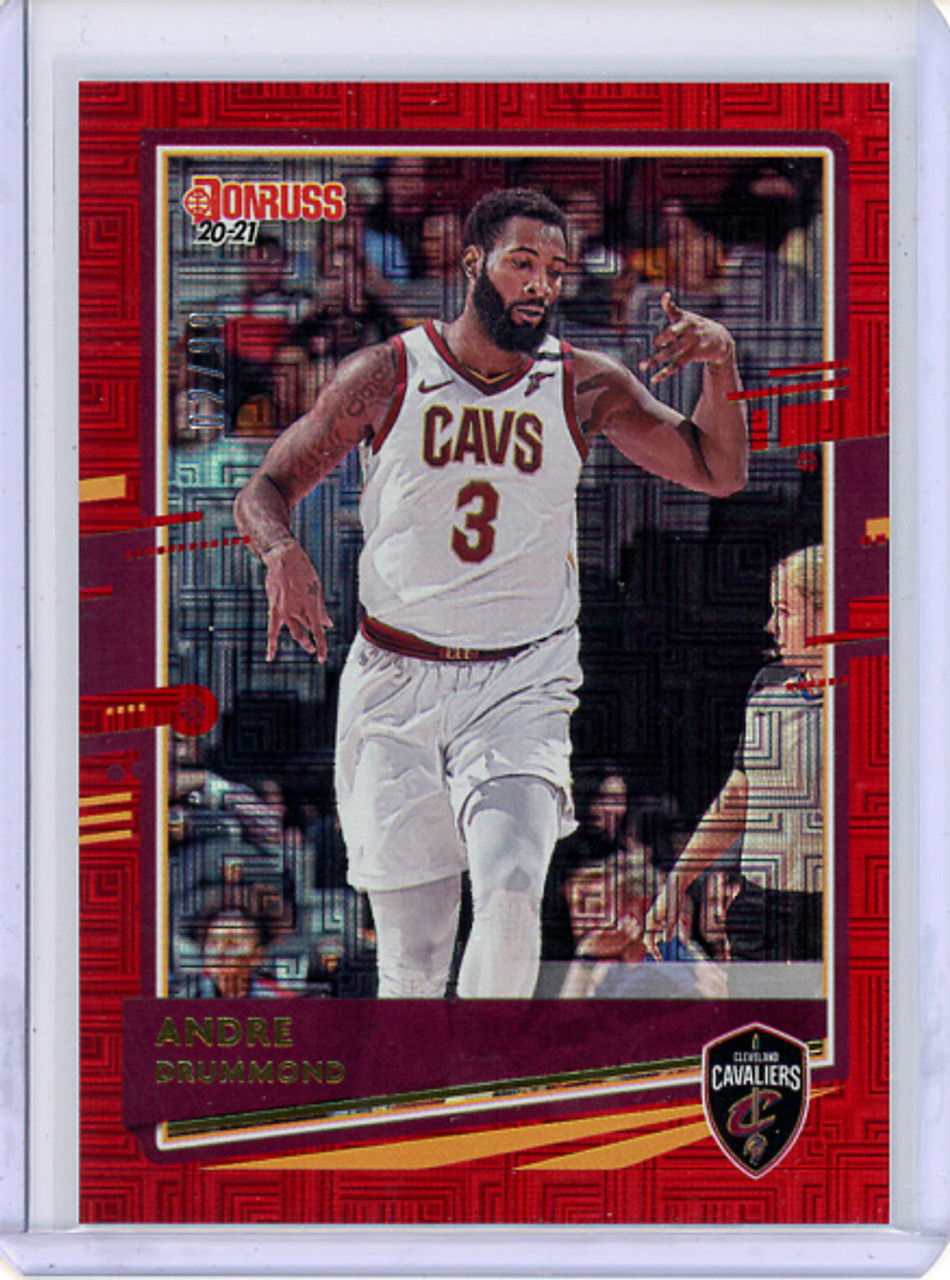 Andre Drummond 2020-21 Donruss #184 Choice Red (#02/99) (CQ)