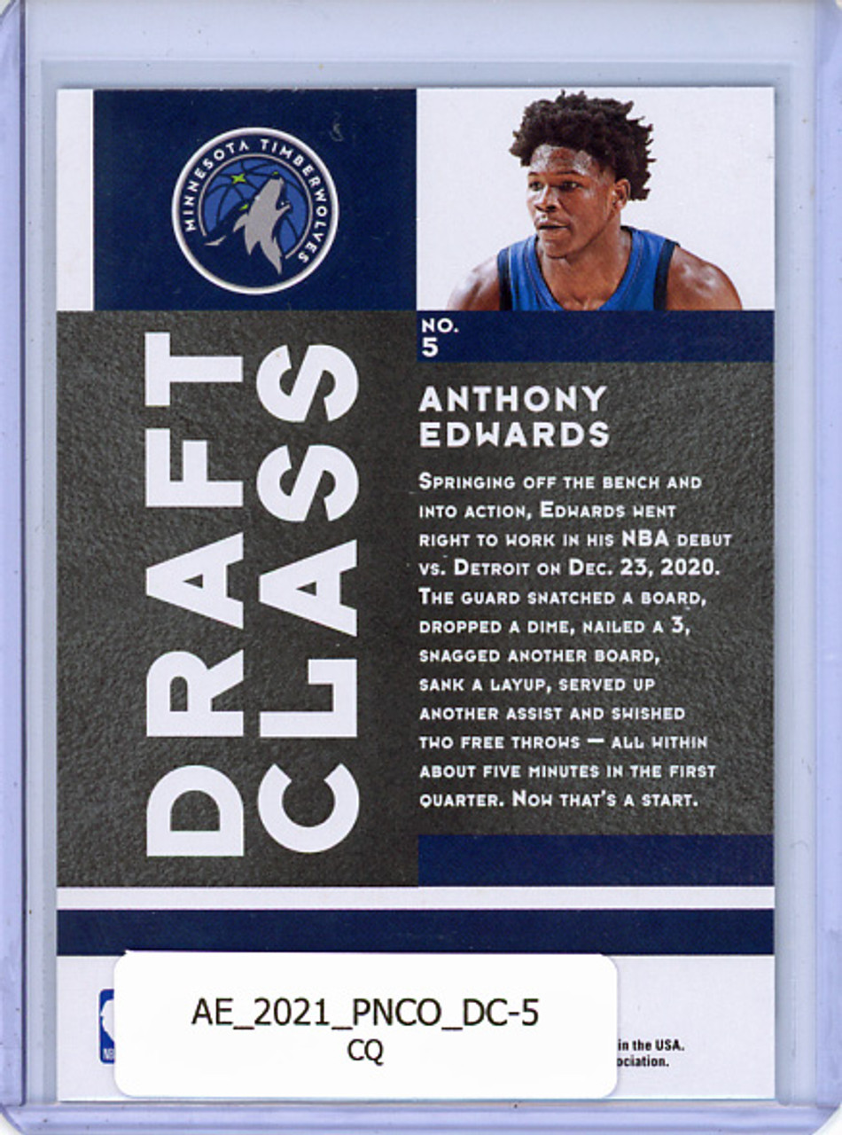 Anthony Edwards 2020-21 Contenders, Draft Class #5 (CQ)