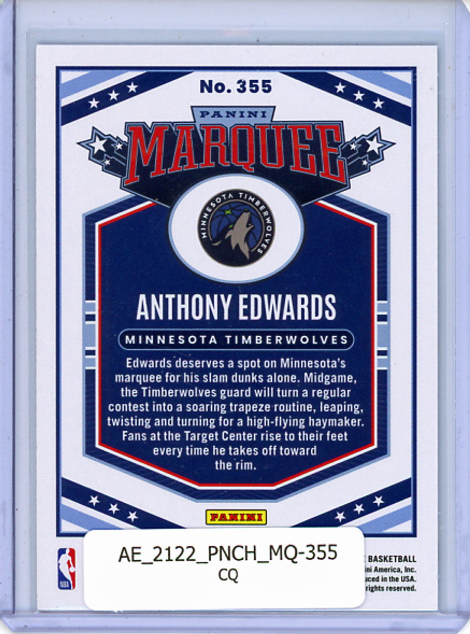 Anthony Edwards 2021-22 Chronicles, Marquee #355 (CQ)