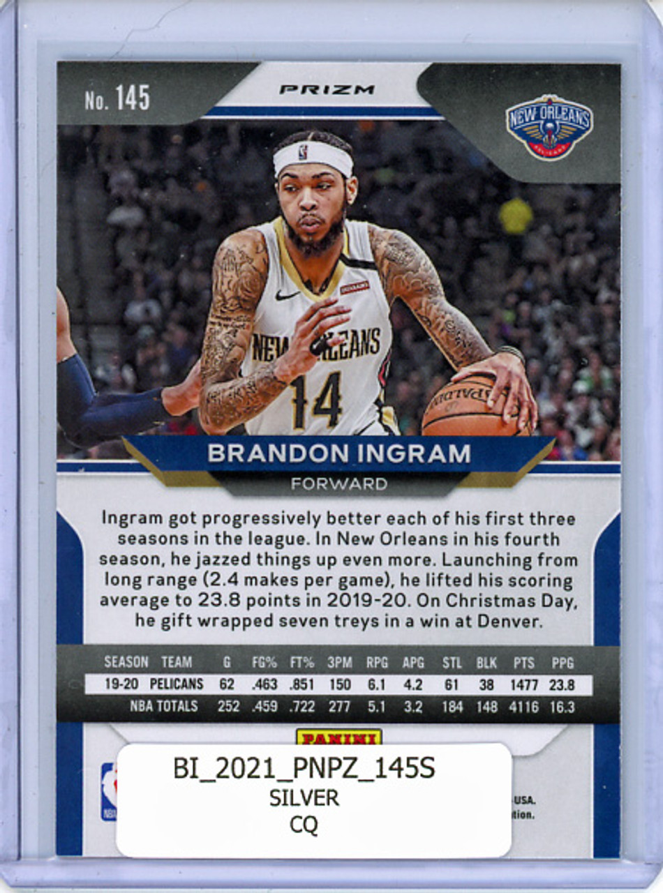 Brandon Ingram 2020-21 Prizm #145 Silver (CQ)