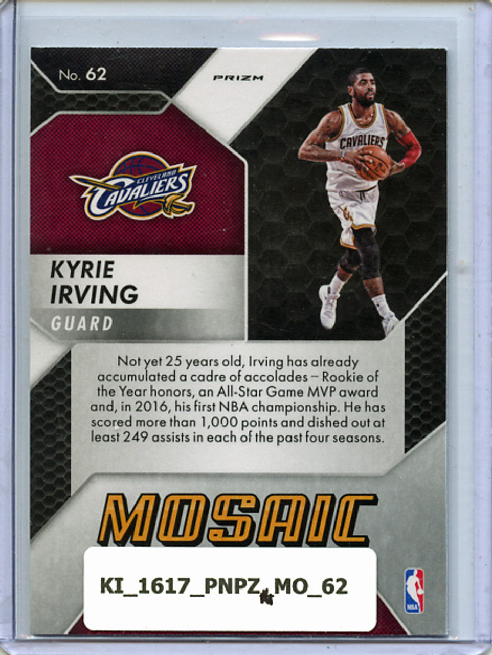 Kyrie Irving 2016-17 Prizm Mosaic #62