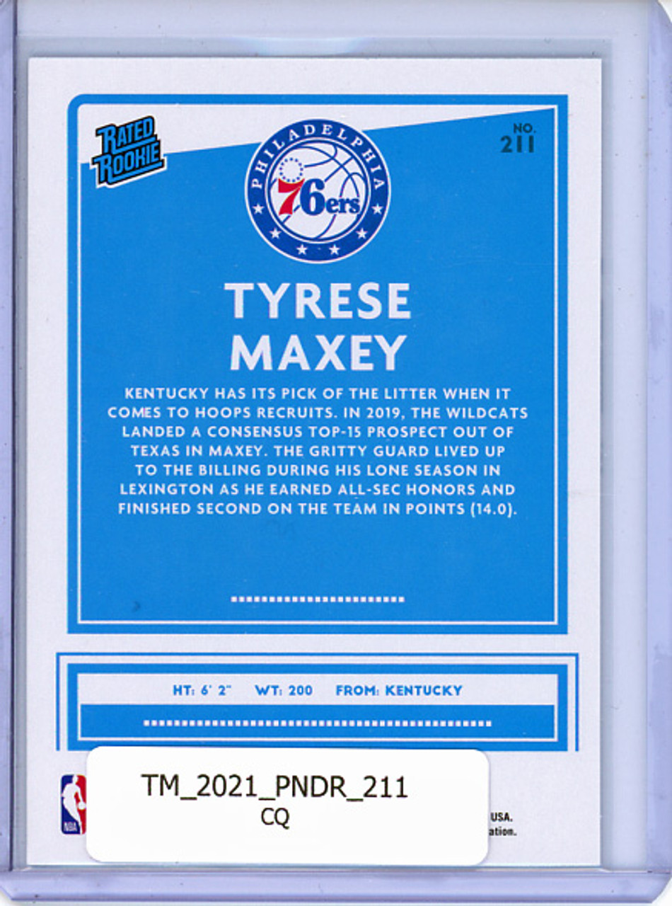 Tyrese Maxey 2020-21 Donruss #211 (CQ)