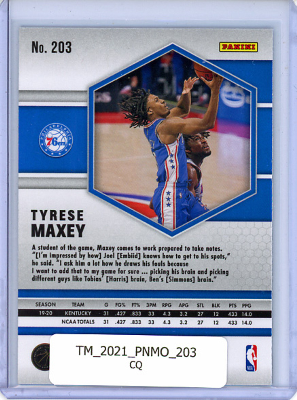 Tyrese Maxey 2020-21 Mosaic #203 (CQ)