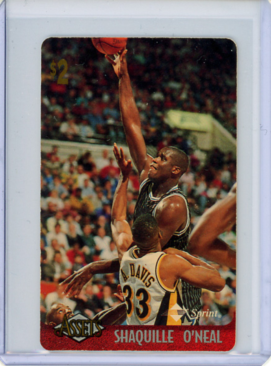 Shaquille O'Neal 1996 Classic Assets, Phone Cards #18 (CQ)
