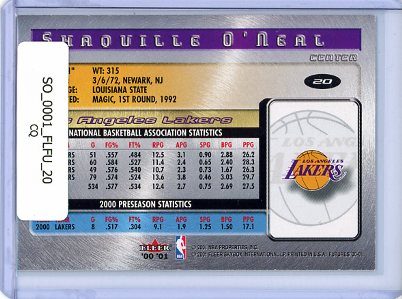 Shaquille O'Neal 2000-01 Fleer Futures #20 (CQ)