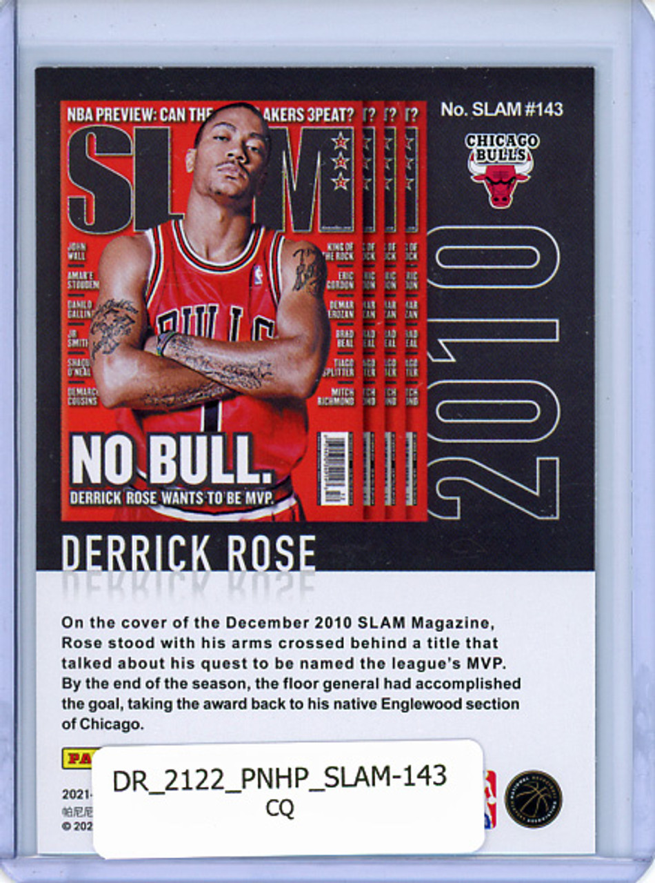 Derrick Rose 2021-22 Hoops, SLAM #143 (CQ)