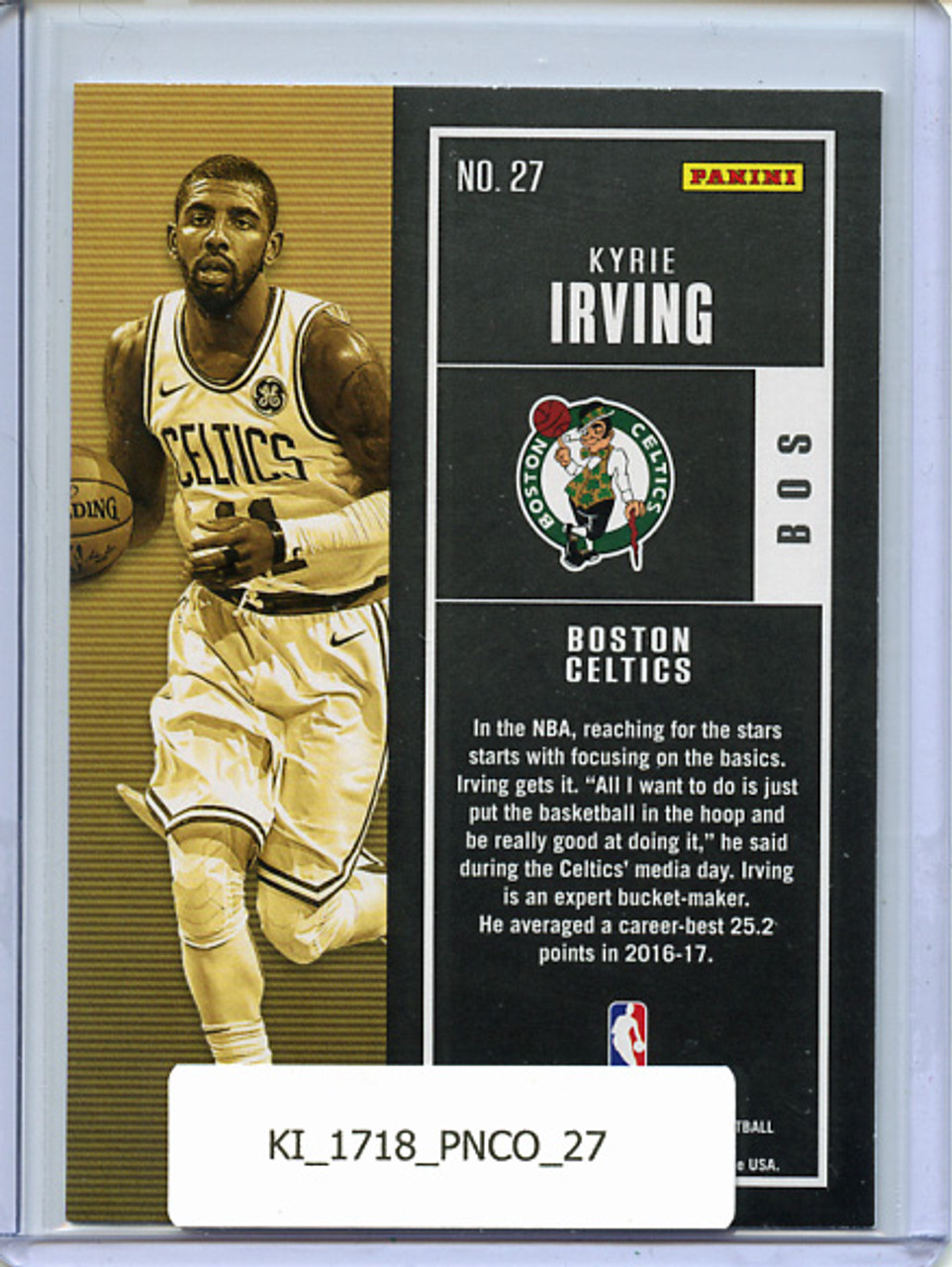 Kyrie Irving 2017-18 Contenders #27