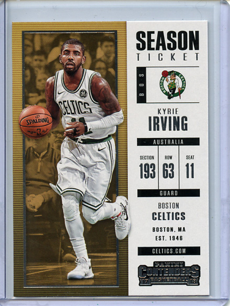 Kyrie Irving 2017-18 Contenders #27