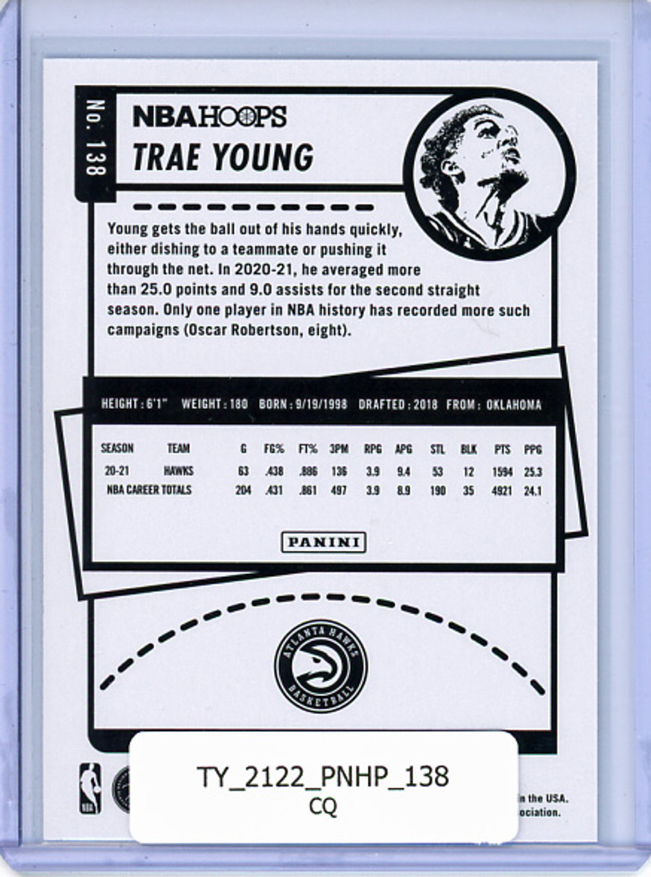 Trae Young 2021-22 Hoops #138 (CQ)