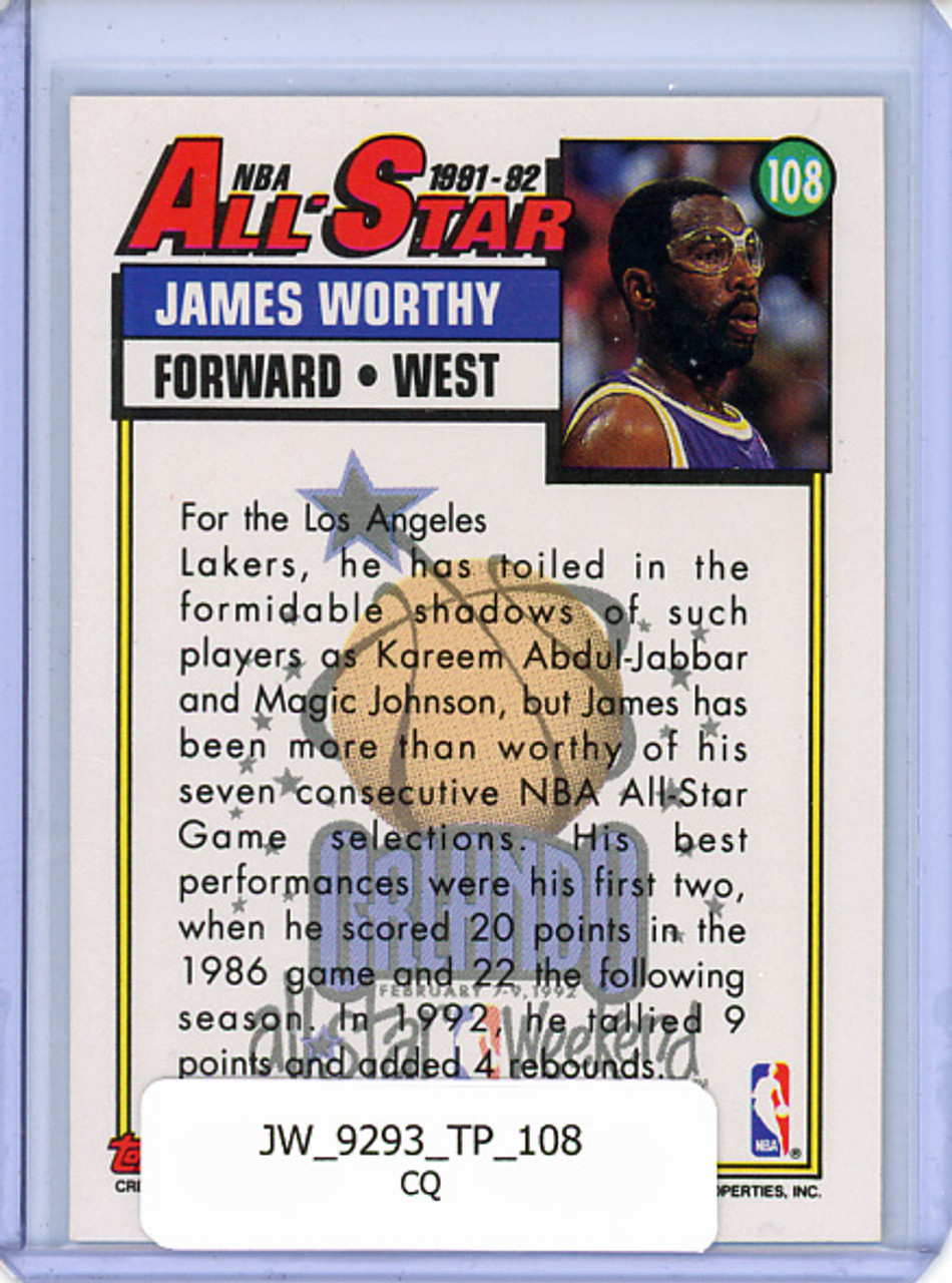 James Worthy 1992-93 Topps #108 All-Star (CQ)