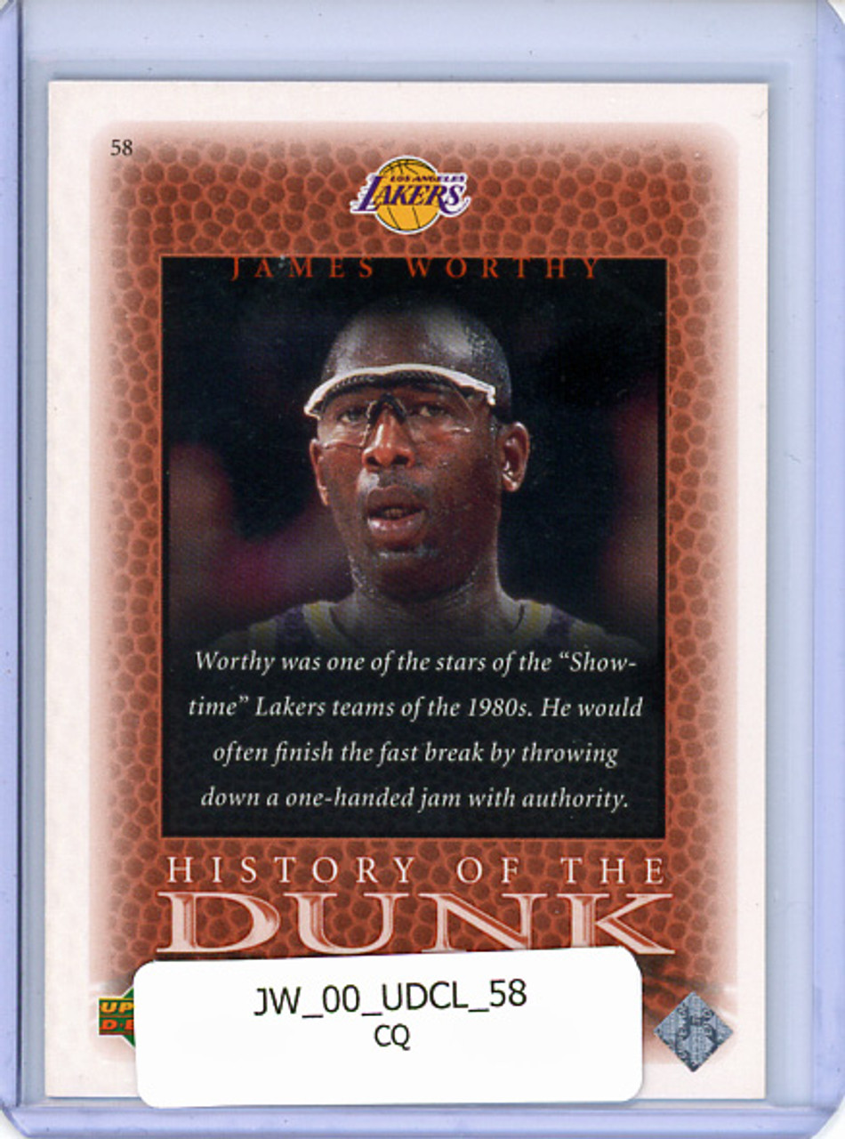 James Worthy 2000 Century Legends #58 History of the Dunk (CQ)