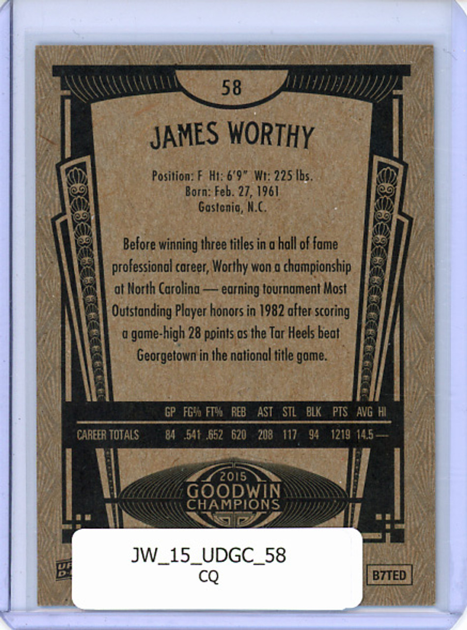 James Worthy 2015 Goodwin Champions #58 (CQ)
