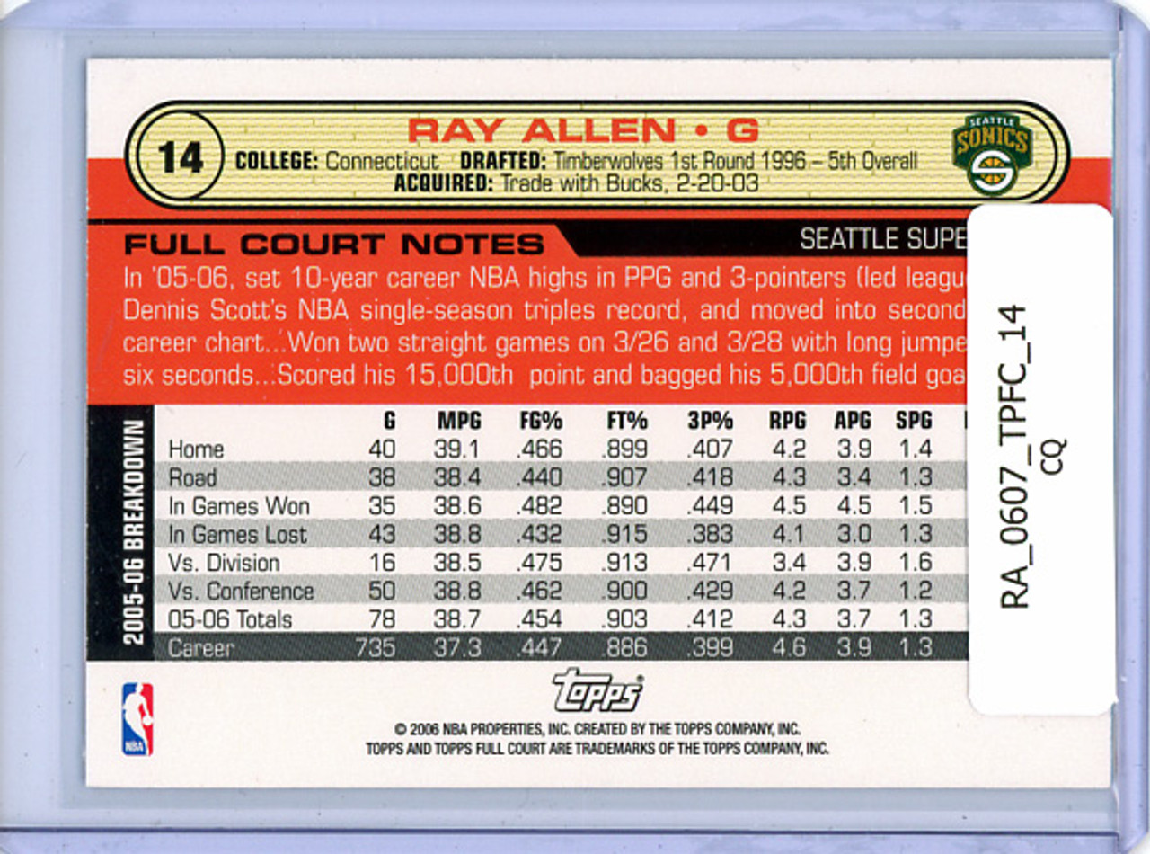 Ray Allen 2006-07 Topps Full Court #14 (CQ)