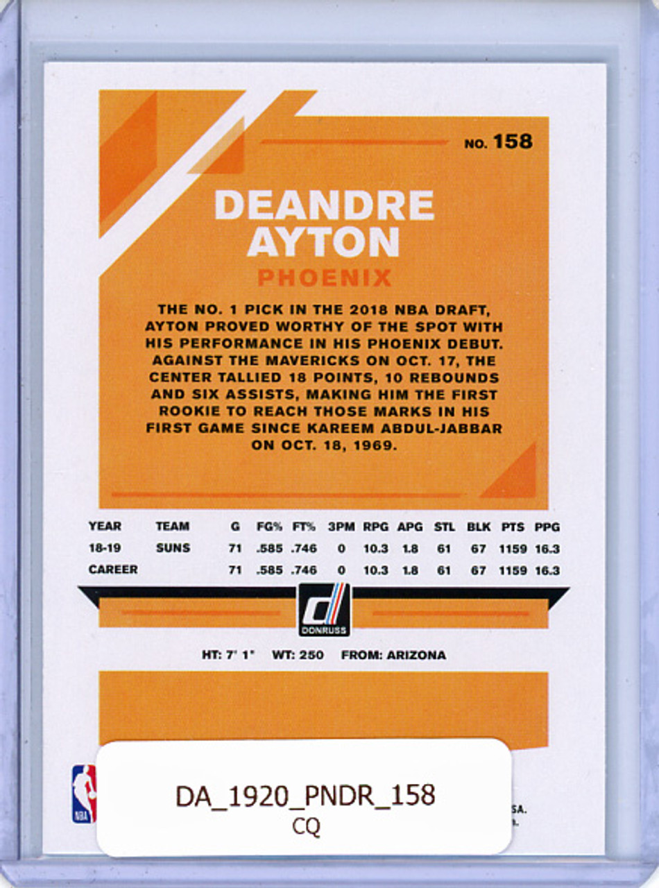 Deandre Ayton 2019-20 Donruss #158 (CQ)
