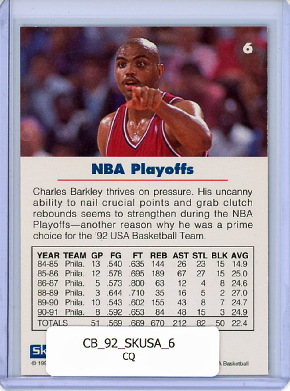 Charles Barkley 1992 Skybox USA #6 (CQ)