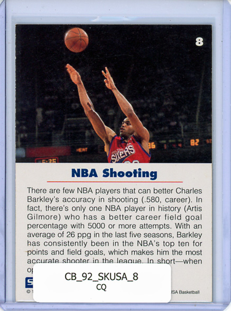 Charles Barkley 1992 Skybox USA #8 (CQ)