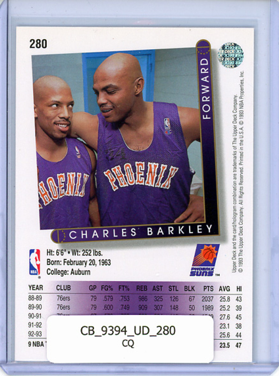 Charles Barkley 1993-94 Upper Deck #280 (CQ)