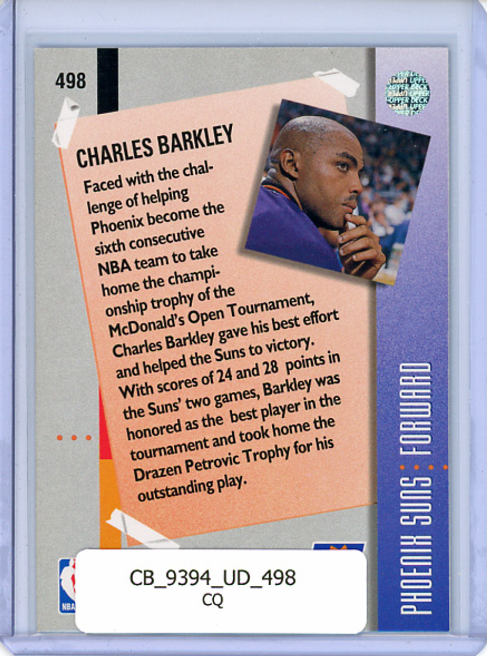 Charles Barkley 1993-94 Upper Deck #498 Suns McDonald's Open (CQ)