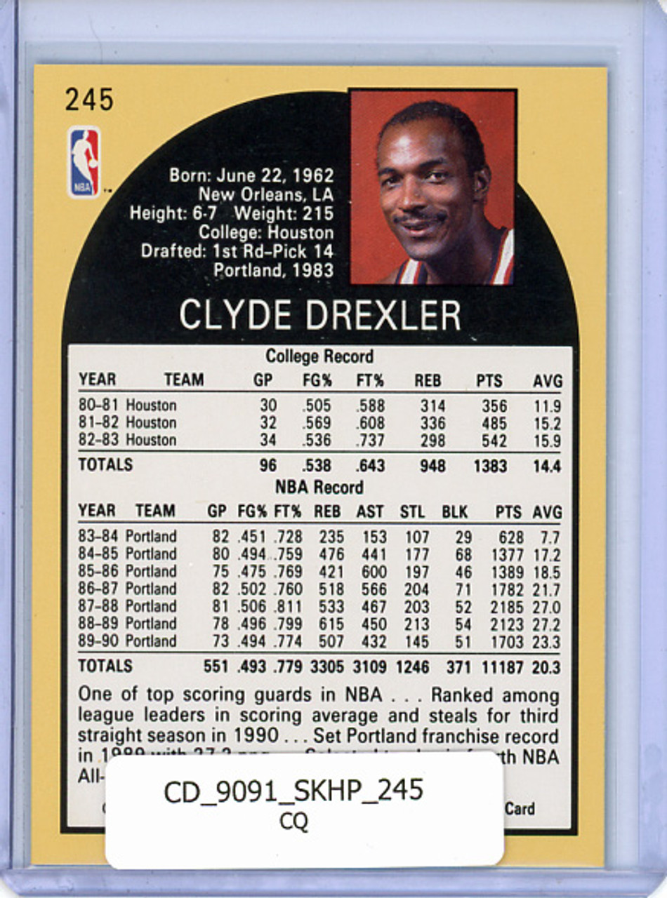 Clyde Drexler 1990-91 Hoops #245 (CQ)