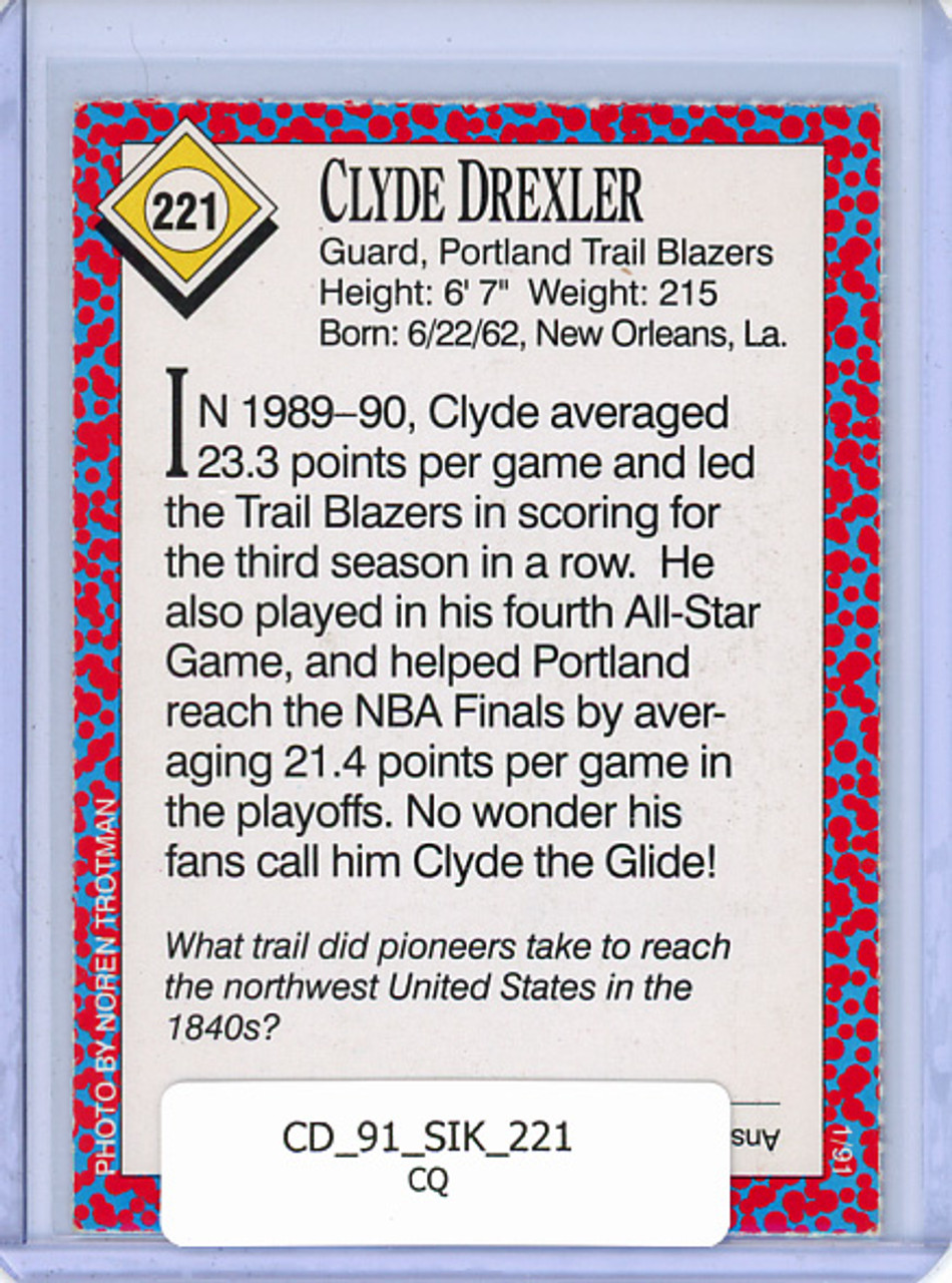 Clyde Drexler 1991 Sports Illustrated for Kids I #221 (CQ)