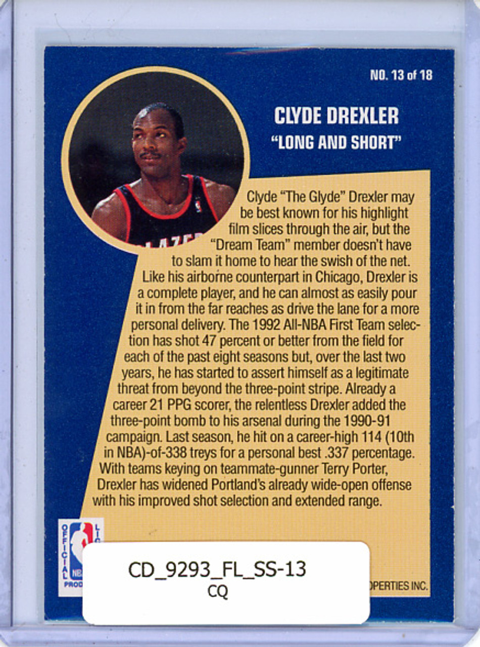 Clyde Drexler 1992-93 Fleer, Sharpshooters #13 (CQ)
