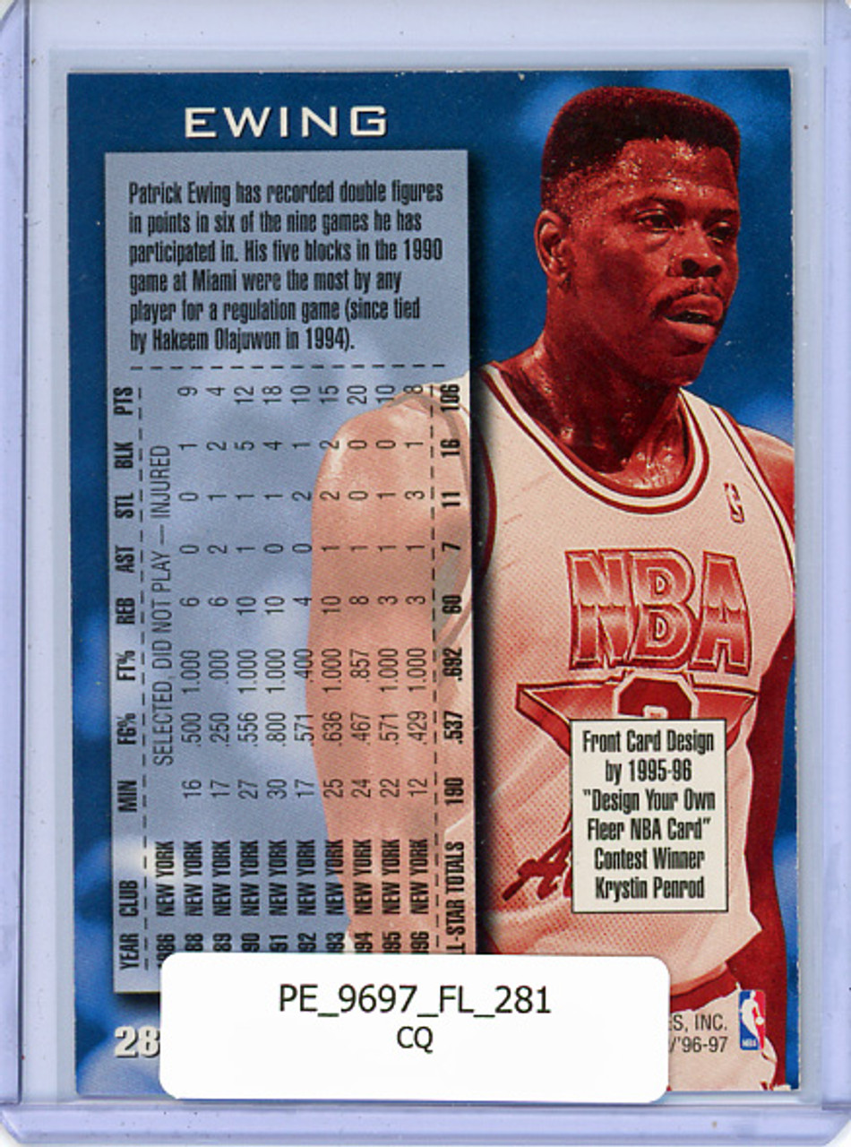 Patrick Ewing 1996-97 Fleer #281 All-Star (CQ)