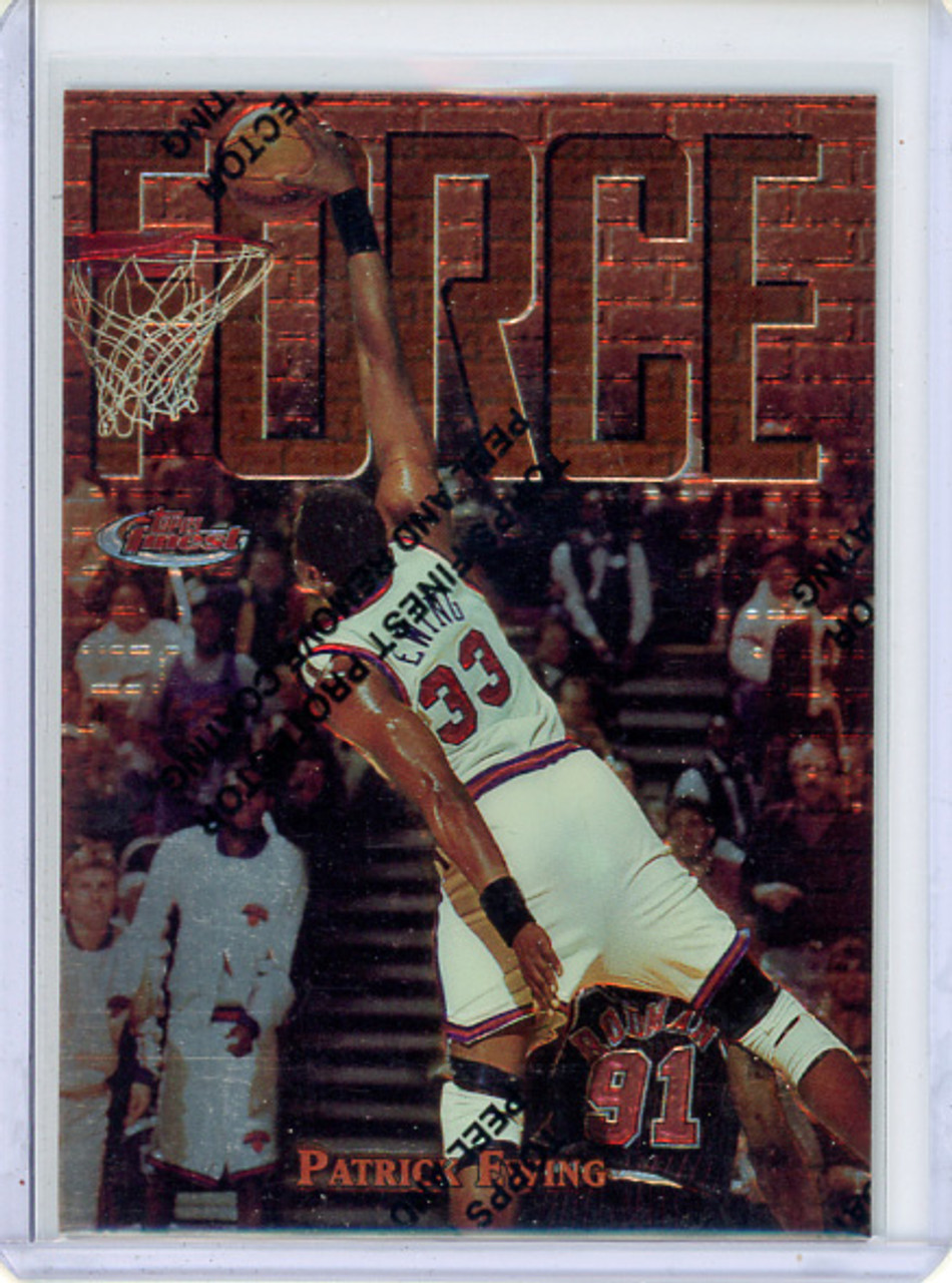 Patrick Ewing 1997-98 Finest #56 Force with Coating (CQ)