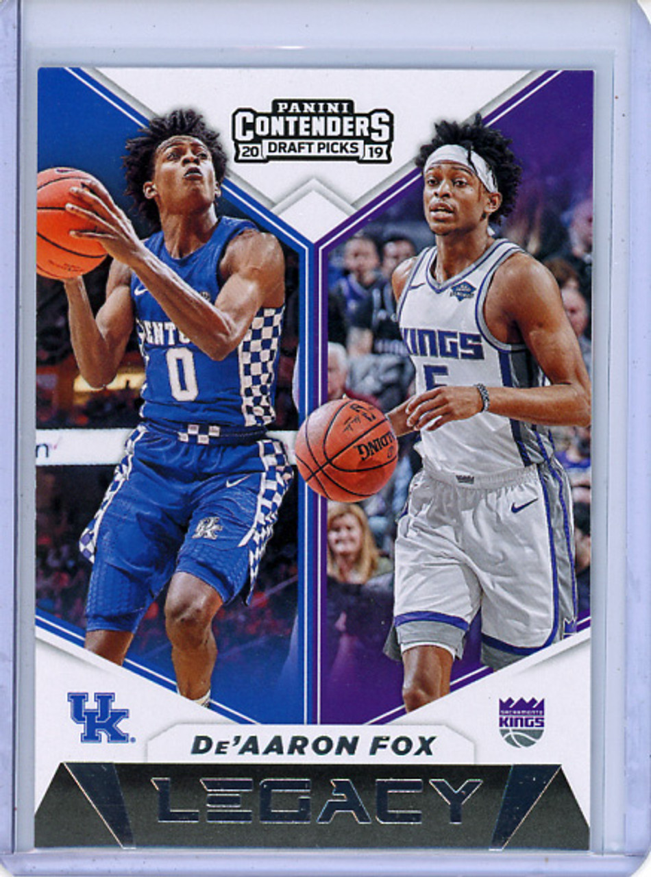 De'Aaron Fox 2019-20 Contenders Draft Picks, Legacy #21 (CQ)