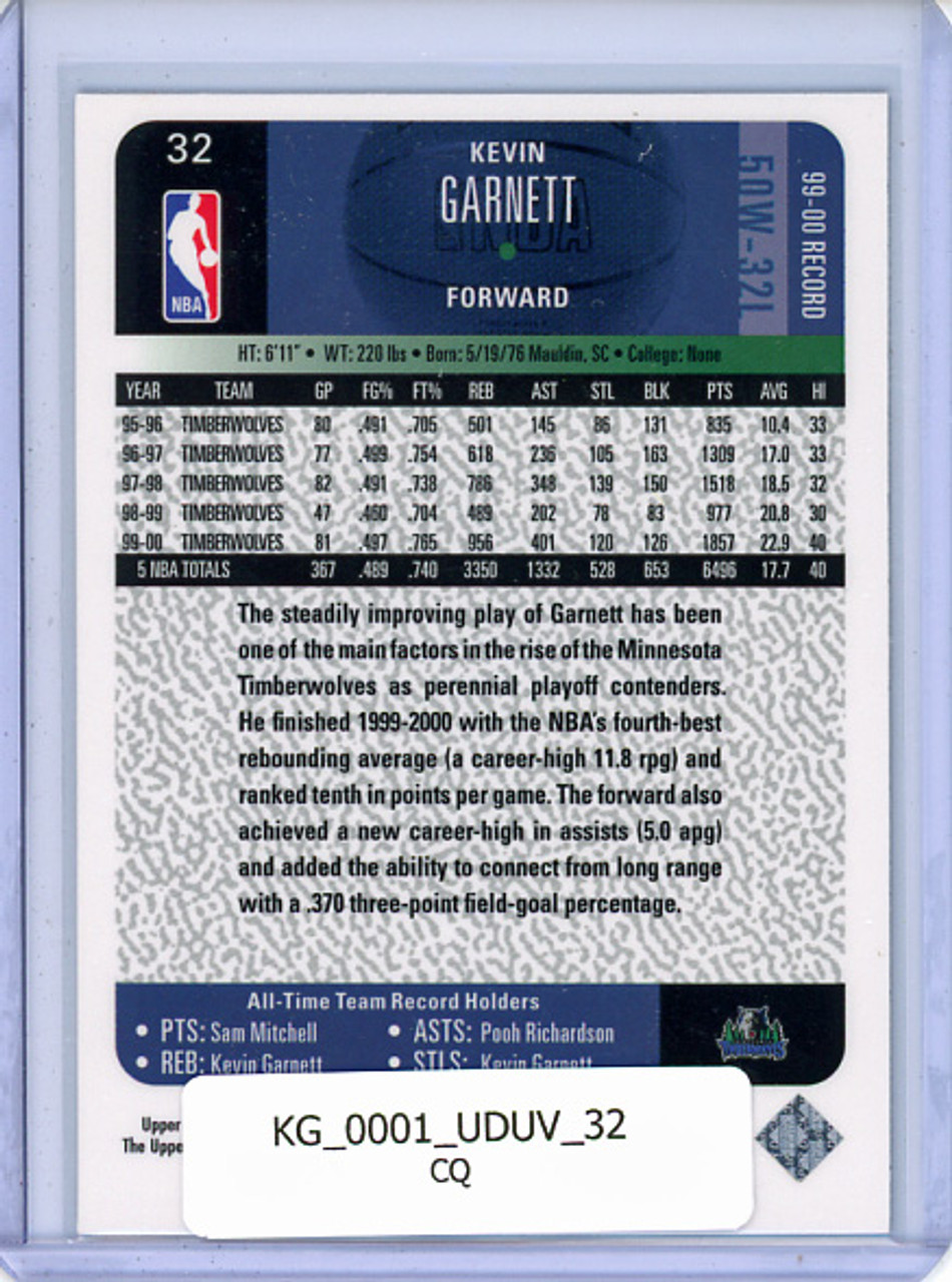 Kevin Garnett 2000-01 Ultimate Victory #32 (CQ)