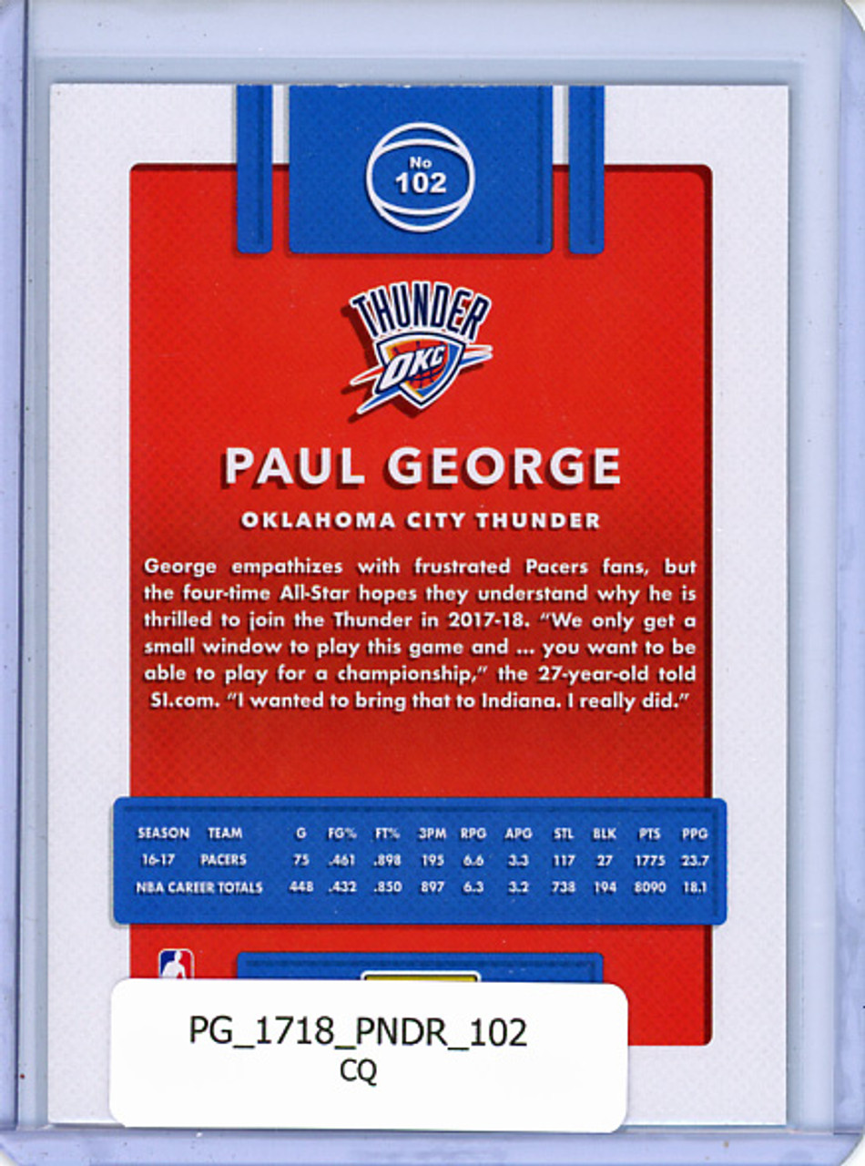 Paul George 2017-18 Donruss #102 (CQ)