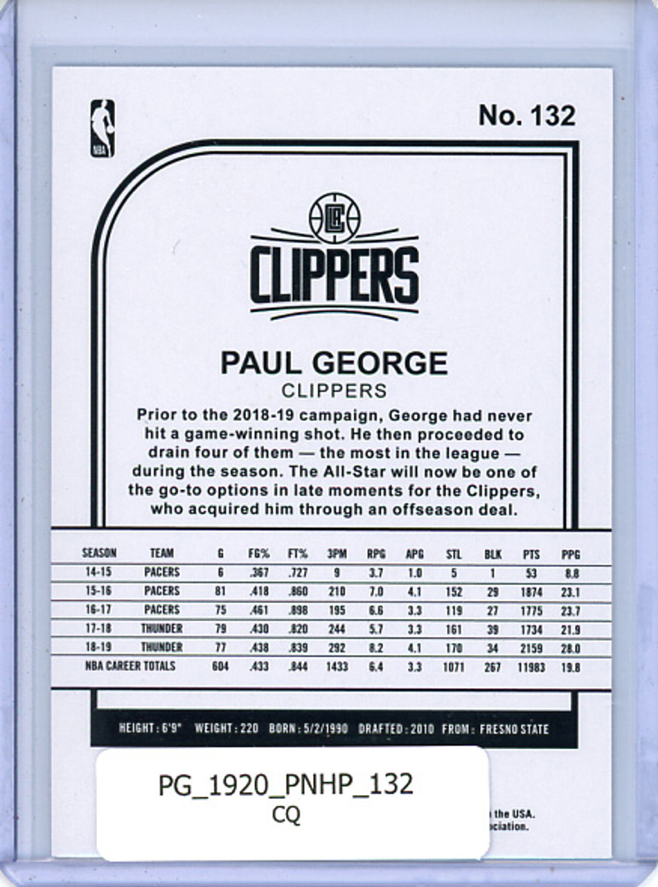 Paul George 2019-20 Hoops #132 (CQ)